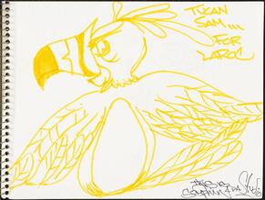 Tucan Sam For LAROC [Page in LA 2's piece book.]
