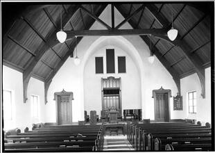 Kings Highway Baptist Church, Avenue Q and East 27th Street, Brooklyn, N.Y. Main interior.