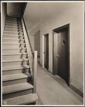 Pike Street and Division Street, southeast corner. Interior, ground floor lobby after alterations