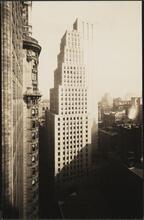 Nassau Street and Pine Street. Elevated view towards Mechanics and Metals National Bank