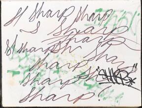 Sharp [Page in Sharp's piece book.]