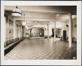 Washington Square. New York University. Interior, Green Room in East Building