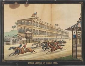 Spring Meeting at Jerome Park. Coming In