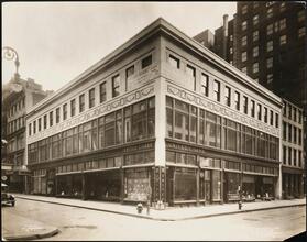 John Street and Nassau Street, northeast corner. Street view