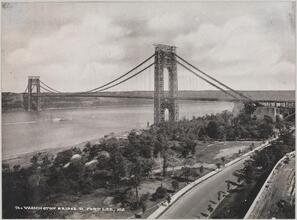 The Washington Bridge to Fort Lee, N.J.
