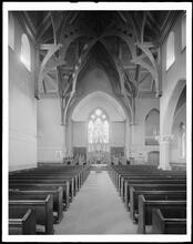 7th Avenue at the corner of West 39th Street. St. Chrysostom Protestant Episcopal Chapel, interior.