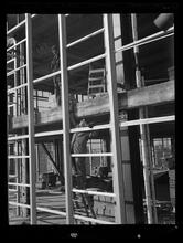 750 3rd Avenue Between 46th and 47th Street. [Construction view], Measuring and Lining Up Frames