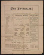 The Promenade, Vol. 1 No. 1