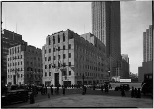 Rockefeller Center. British, French and RCA Buildings.