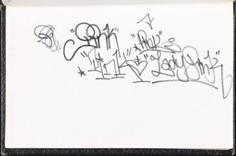 Pink [Page in DAZE's black book.]