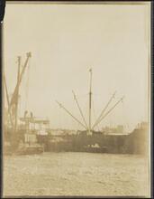 [Dock with ships.]