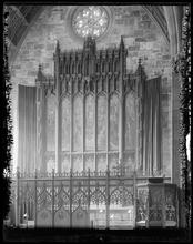 12th Street and 5th Avenue. First Presbyterian Church, reredos.