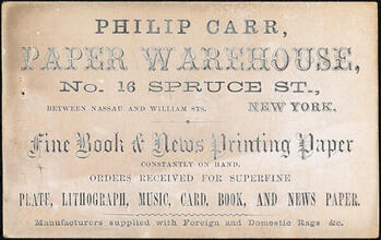 Philip Carr, Paper Warehouse