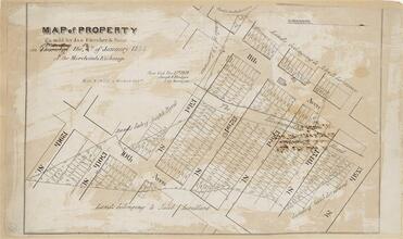 Map of Property to be Sold by Jas. Bleecker & Sons