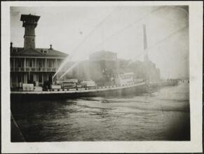 [Fireboat.]
