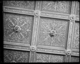 Whitelaw Reid house, 451 Madison Avenue. Coffered ceiling.