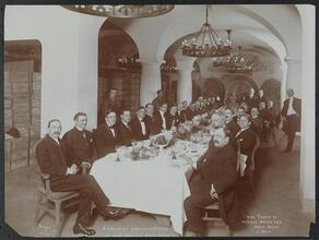 A Gathering of Kindred Spirits at Wine Vaults of Hotel Astor N.Y., [March 4th 1905].