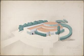 Proposed Exhibit for the Packaging Industry, New York World's Fair 1939.