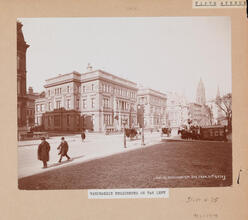 Looking North on 5th Ave. from 51st St. N.Y. [Fifth Avenue Vanderbilt Residences on the Left].