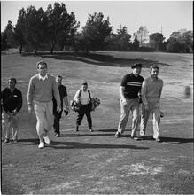 Arthur Godfrey [Godfrey golfing.]