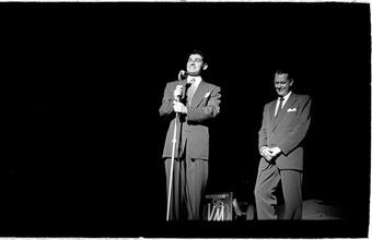 Vaughn Monroe [Man performing on stage.]
