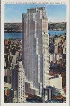 R.C.A. Building, Rockefeller Center, New York City.