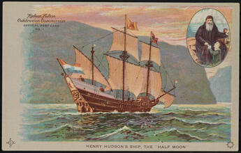 Henry Hudson's Ship, the "Half Moon"