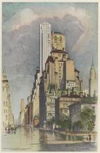 Madison Ave. and 36th St. Looking North -- J. P. Morgan Library