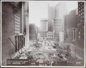 42nd St. Side [Lincoln Building construction.]