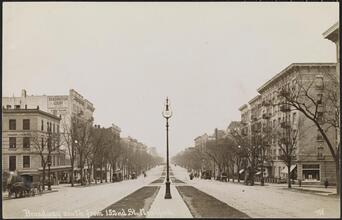 Broadway south from 152nd St., New York.