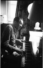 Peter Arno [Arno playing piano.]