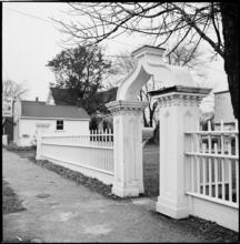 [Gate to unidentified building.]