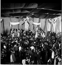 Vaughn Monroe [Monroe performing on stage.]
