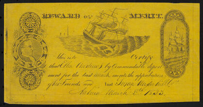 [Approbation of friends and instructor for commendable deportment.]