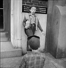 Shoe Shine Boy [Mickey having his shoes shined by a friend.]