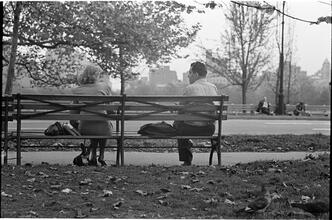 Men Are Such Wolves [Man talking to a woman in the park.]