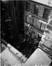 Tenement Courtyard from Roof Looking Down