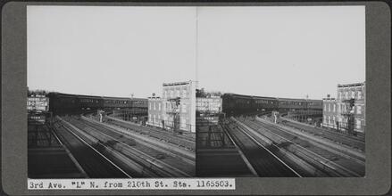 3rd Ave. "L" N. from 210th St. Sta. 1165503.