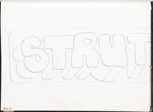 STRUT [Page in Chi Chi 133's black book.]