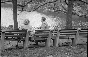 Men Are Such Wolves [Man talking to a woman in the park.]