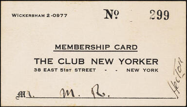 The Club New Yorker