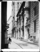 NY Clearing House, Cedar St. looking west