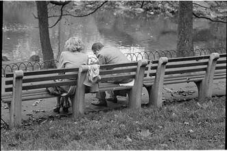 Men Are Such Wolves [Man talking to a woman in the park.]