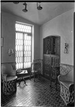 Walter Seligman [residence]. Window and bar.