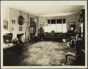 [Residence. Interior, living room.]
