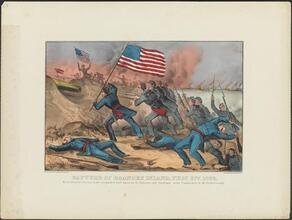 Capture of Roanoke Island, Feby. 8th 1862.