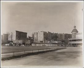[Apartment houses adjoining Huber property.]