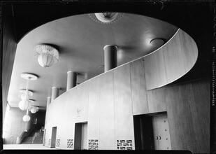 Roxy Theatre. Lobby, oblique up shot.