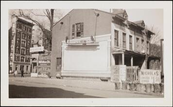 [Northeast corner of 163rd Street and St. Nicholas Avenue looking northwest.]