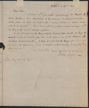 Letter from John Jay to Peter Jay Munro, September 8, 1801